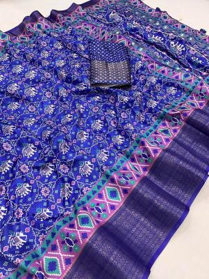 Vastrangan double ikkat patola saree womens wholesale clothing